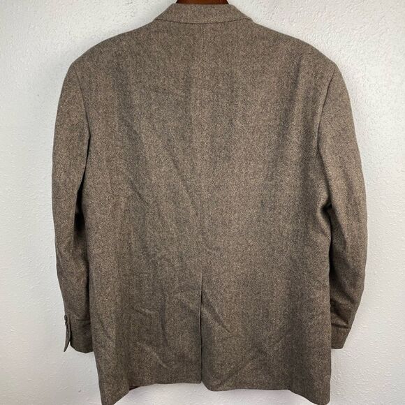 Ron Chereskin Camel Hair Blend Tweed Blazer Size 46R EUC - Picture 5 of 7